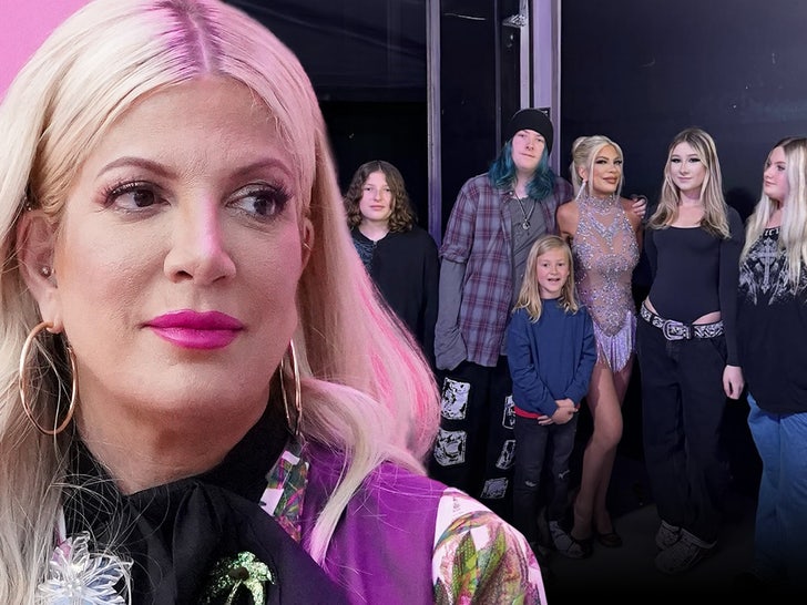 Tori Spelling Talks About Mom Guilt, ‘Their Lives Are Not Stable’