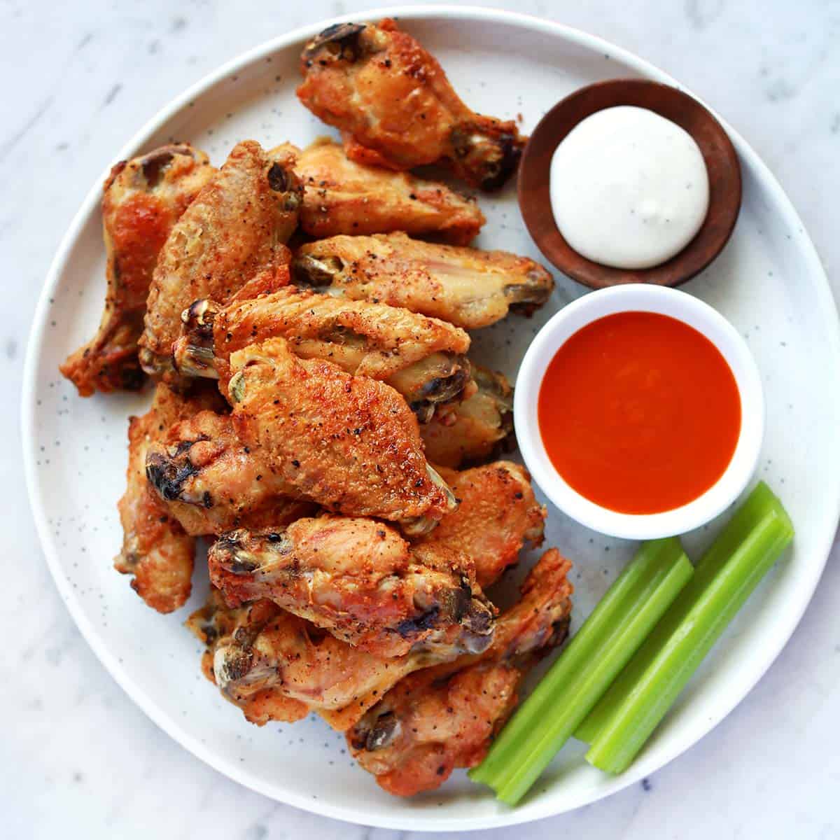 Crispy Baked Chicken Wings – A Beautiful Mess