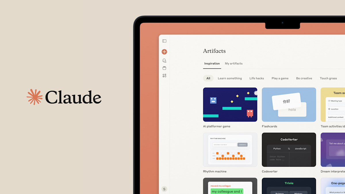 Anthropic makes it simpler to create and share Claude’s bite-sized Artifact apps