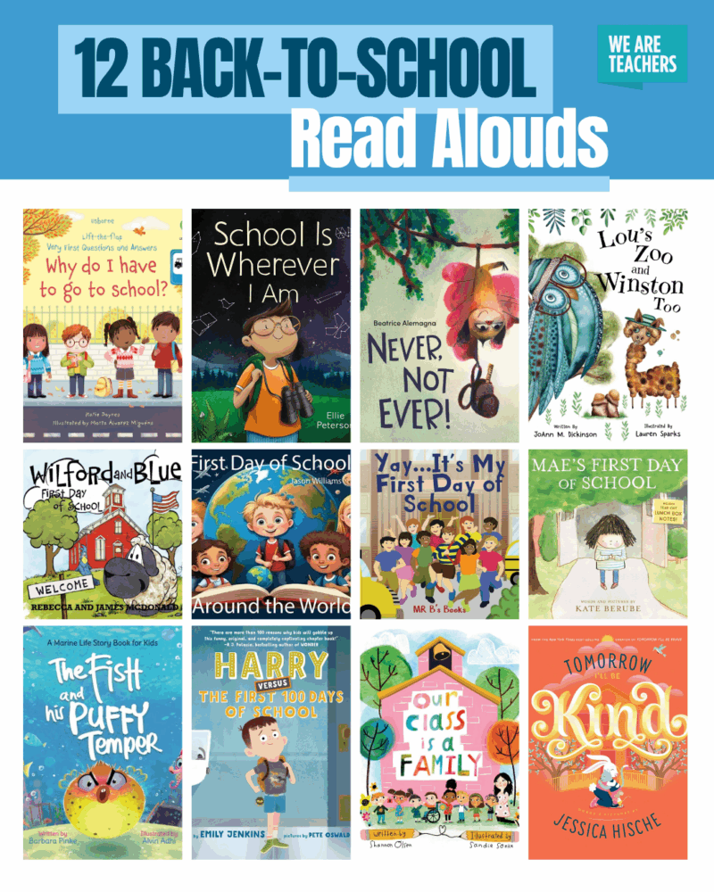 64 Perfect Back-to-School Books To Read Aloud on the First Day