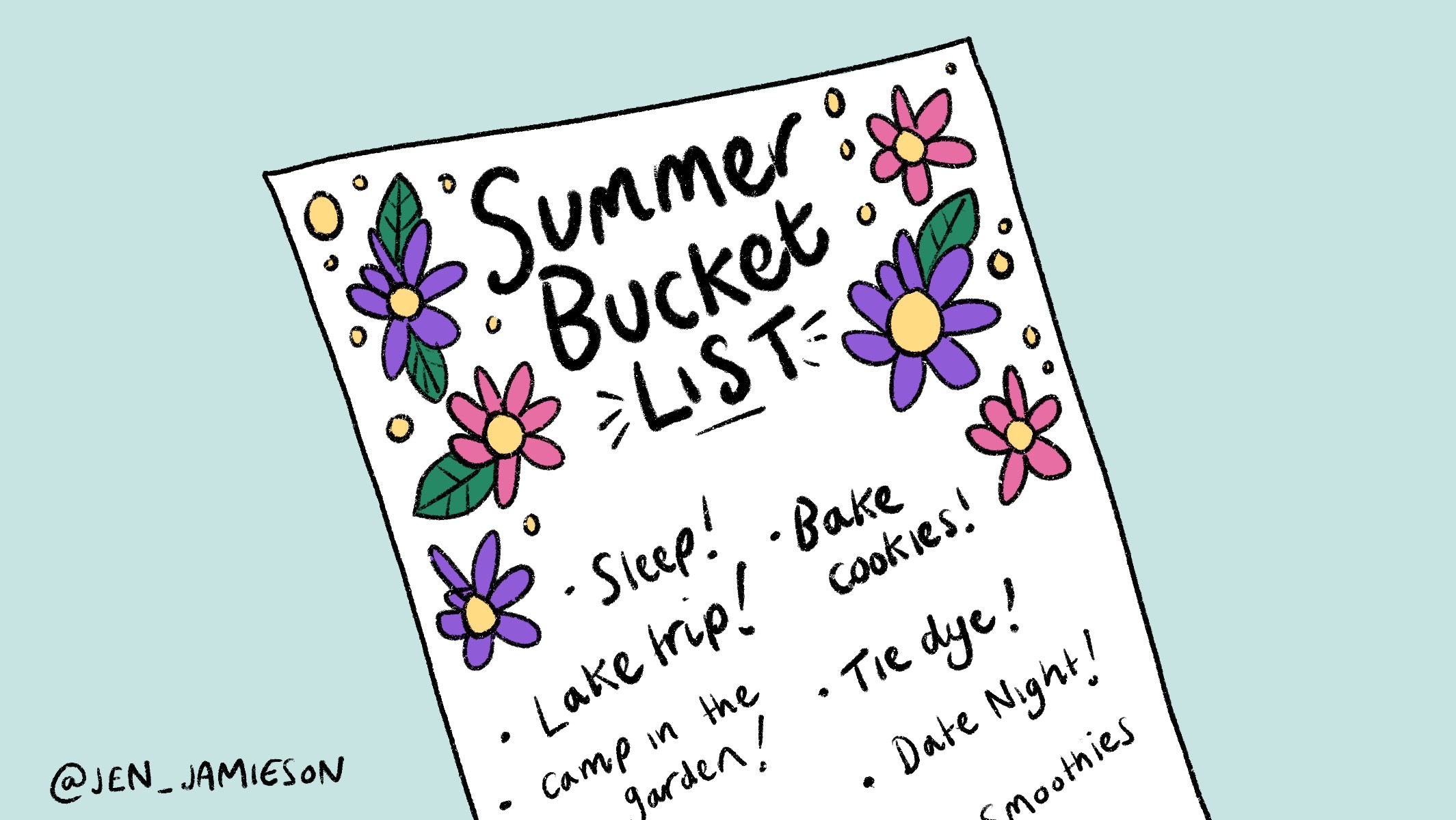 Help! What Should I Have on My Summer Bucket List?