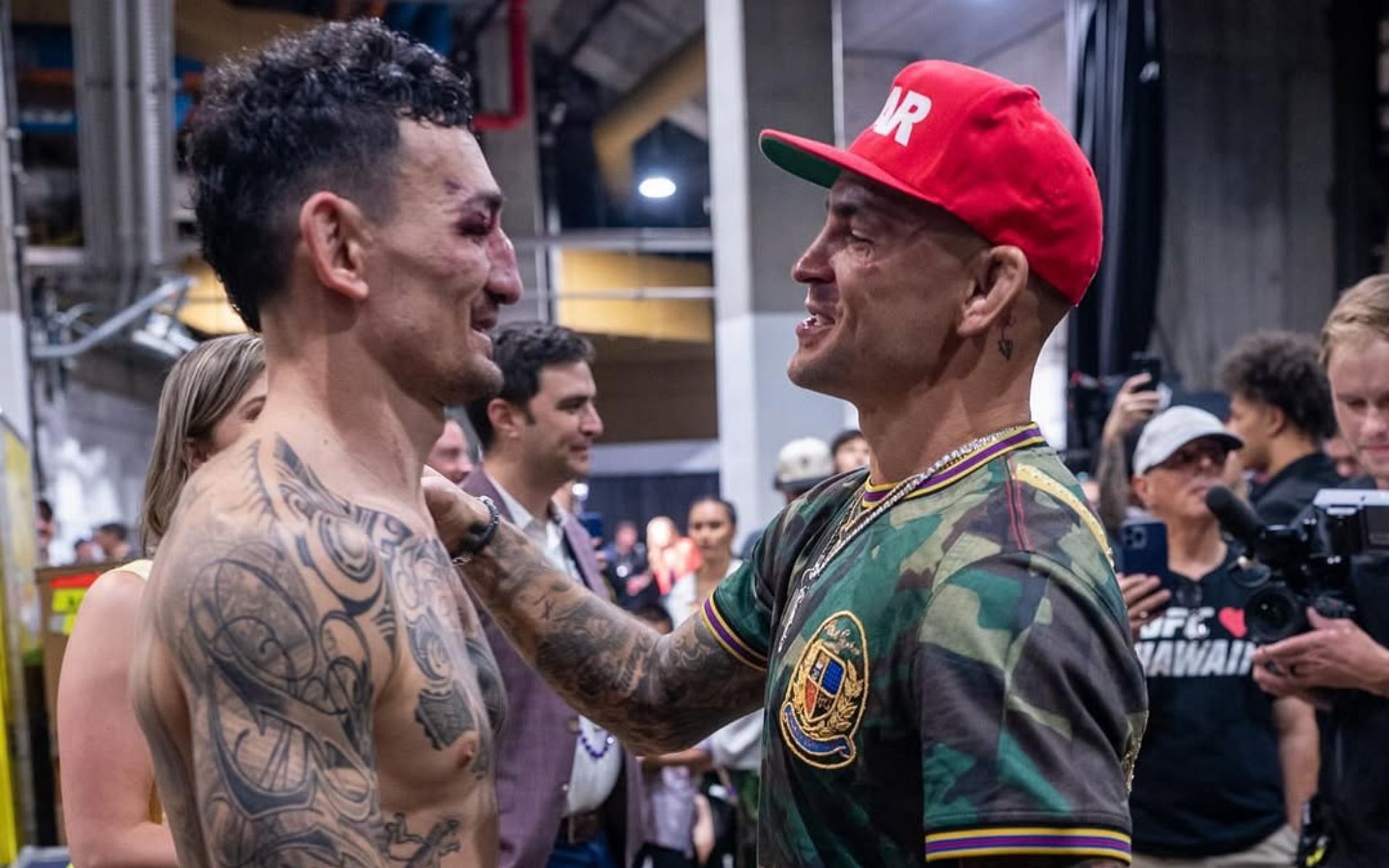 “Go tell f**king Dana” – Max Holloway and Dustin Poirier react after being snubbed for Fight of the Night at UFC 318