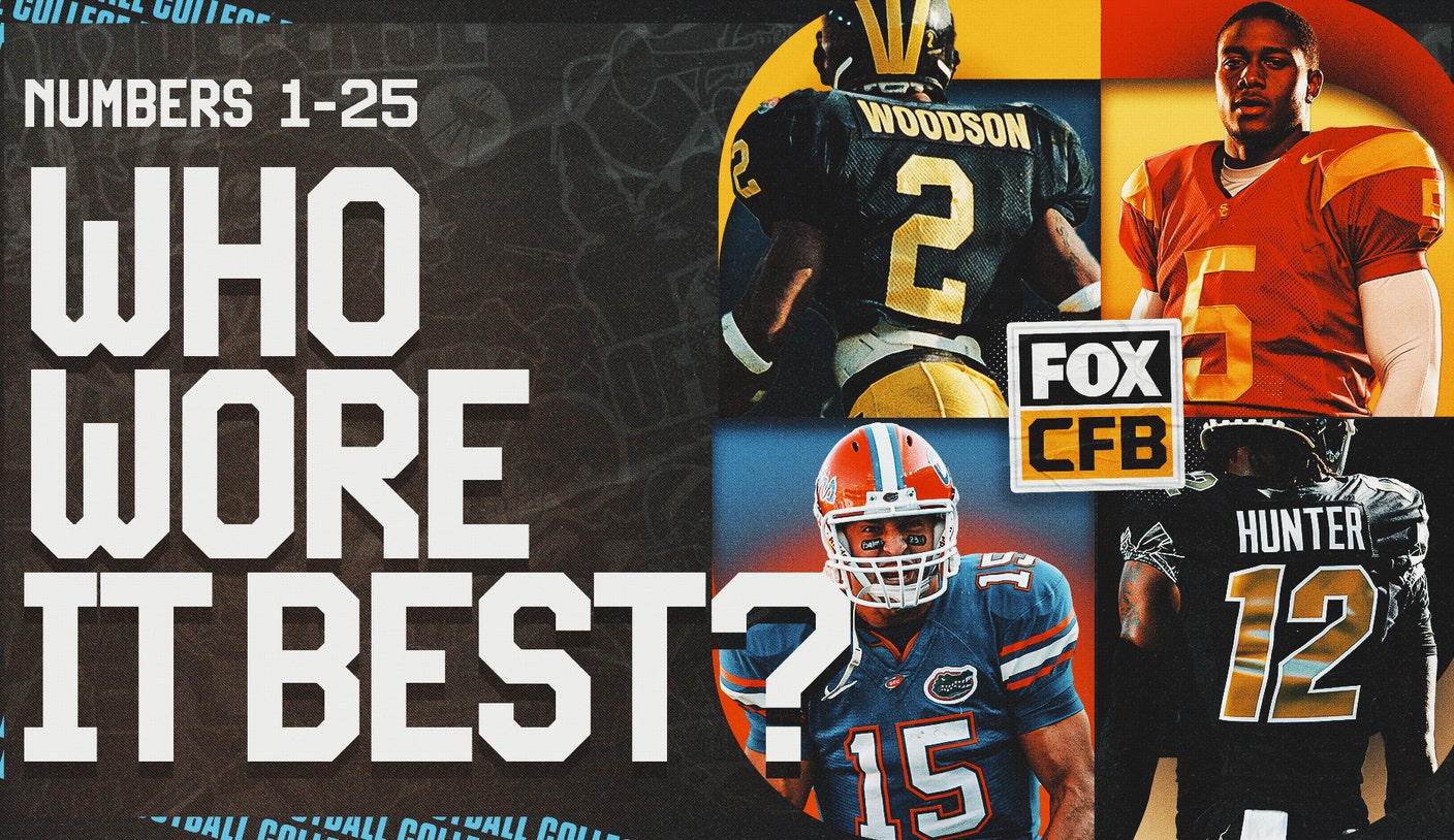 Who Wore It Best? Greatest College Football Players by Jersey Number, 1-25