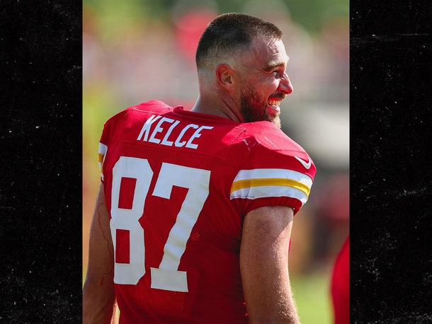 Travis Kelce Shaves Long Hair Before NFL Season