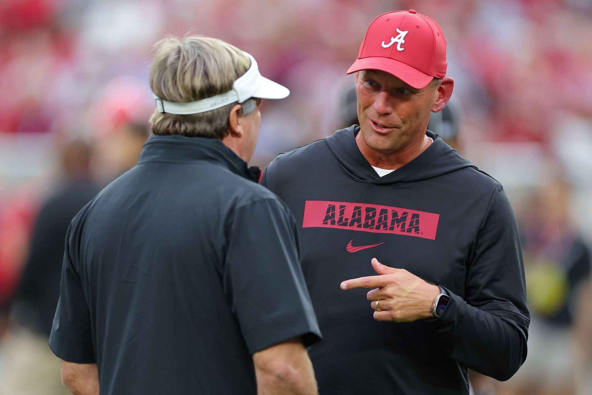 Kirby Smart drops his review of Kalen DeBoer as Alabama desperately aims for playoff berth in 2025