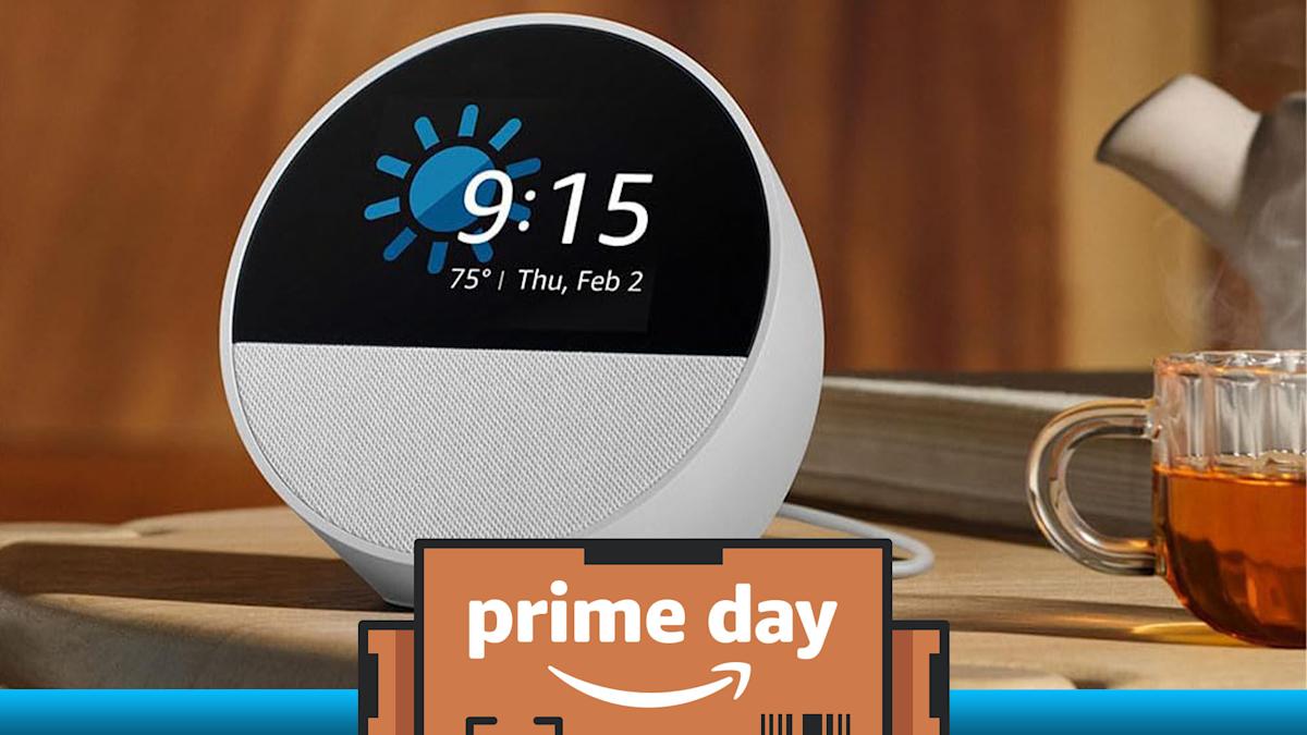 The Amazon Echo Spot has been discounted to $45 for Prime Day