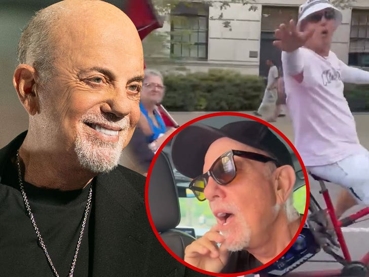 Billy Joel Surprises Pedicab Playing His Music