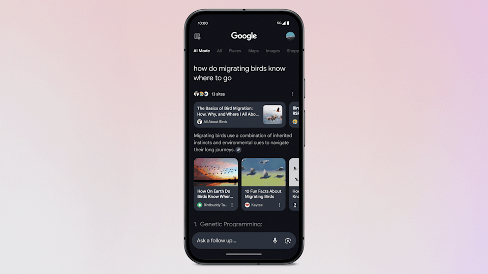 Google expands AI Mode with extra features for search