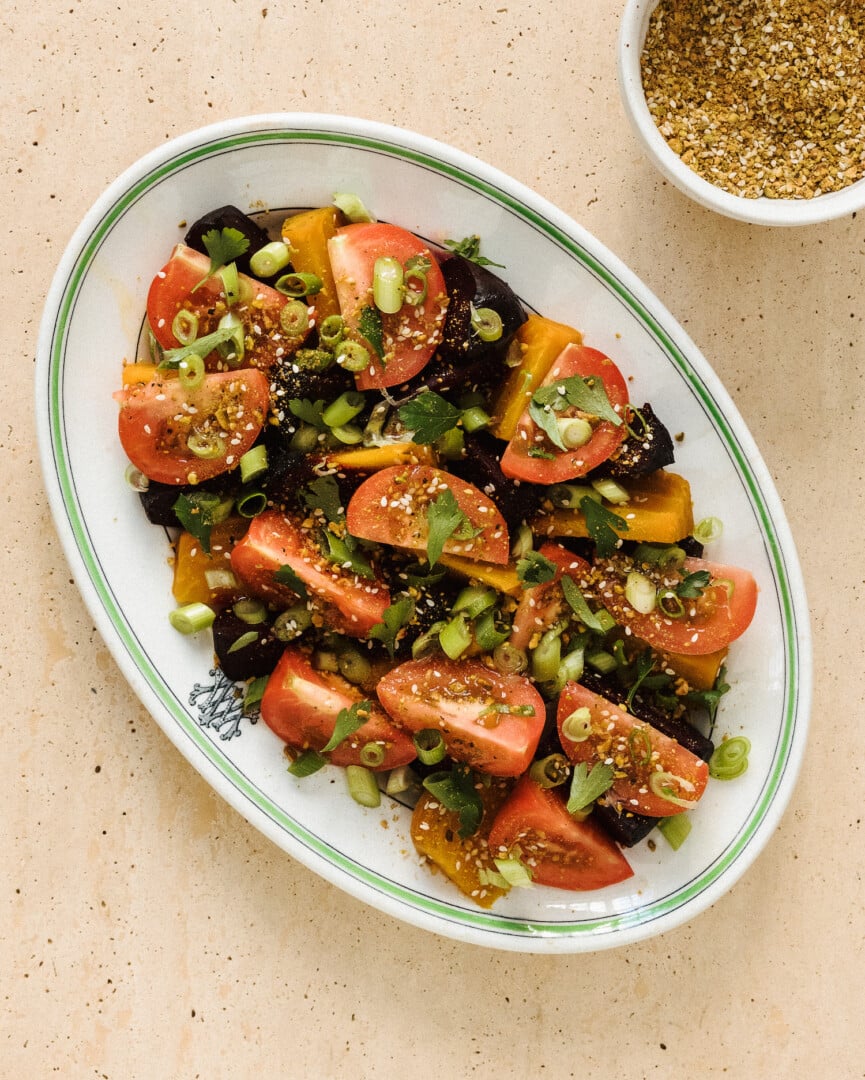 Chloe Crane-Leroux’s Rainbow Beet Salad with Dukkah
