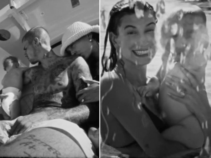 Justin Bieber Plays With Son Jack Blues in New Music Video for ‘Yukon’