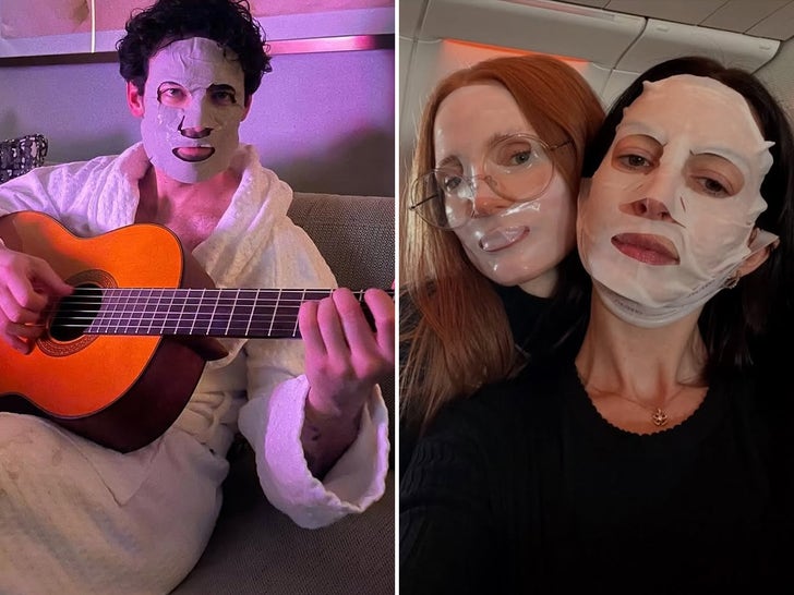 Fresh-Faced Stars For National Face Mask Day!