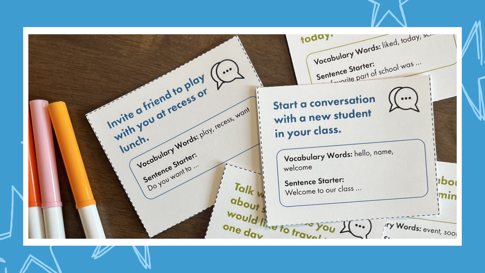 Help Your ELL Students With Free Social Scenario Task Cards