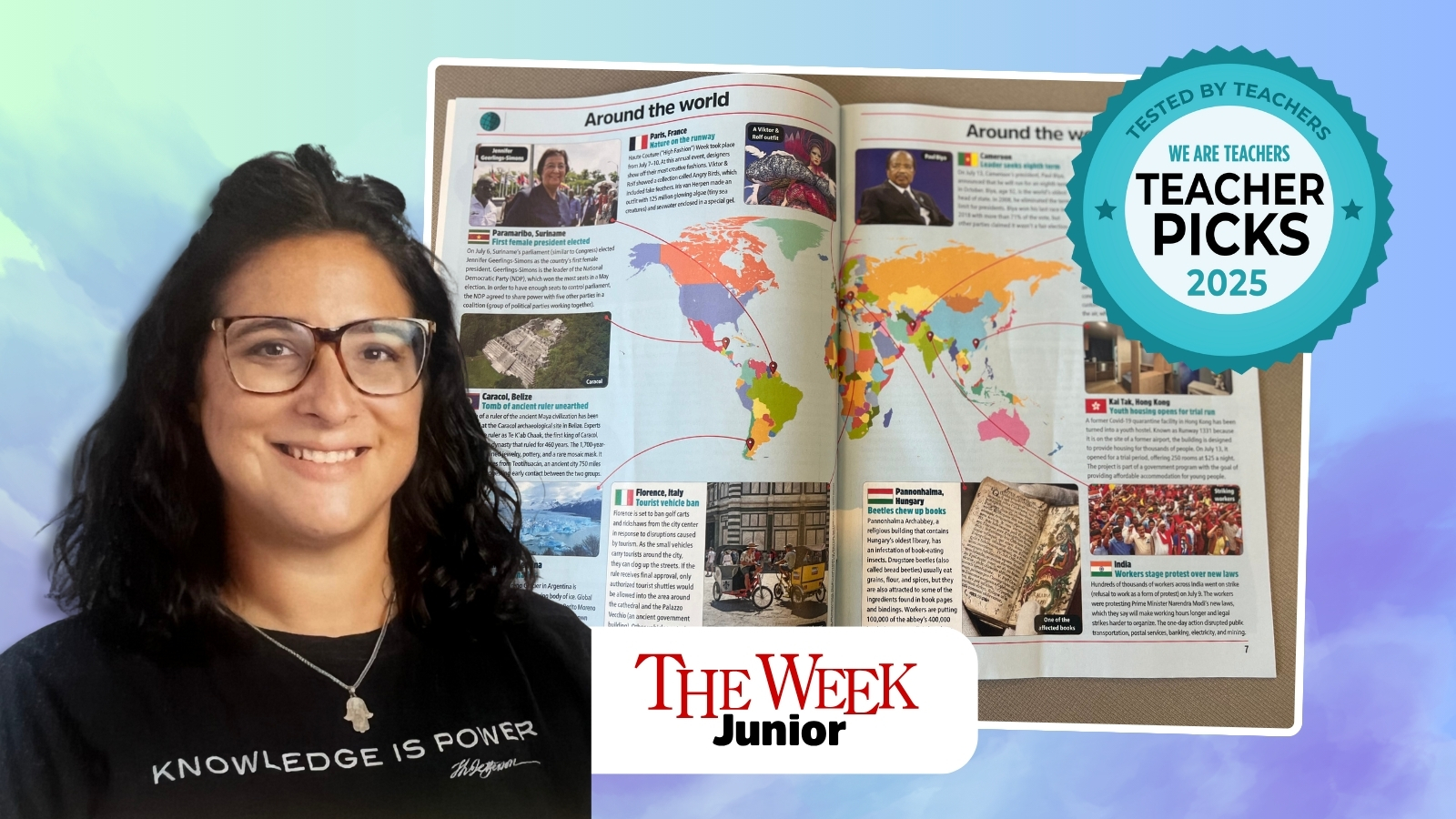 Using The Week Junior in the Classroom Is Easy