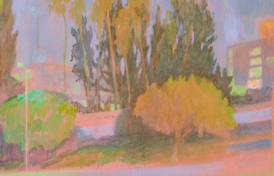 Juxtapoz Magazine – Nightfalls: Brian Lotti’s Paintings are a “Liquid Ambien Haze”