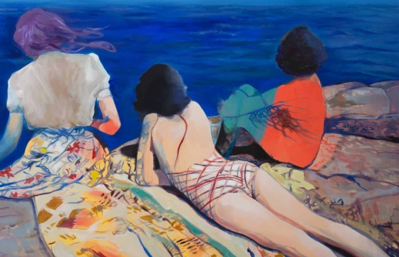 Juxtapoz Magazine – The Blue of Distance: Kate Gottgens @ Huxley-Parlour, London