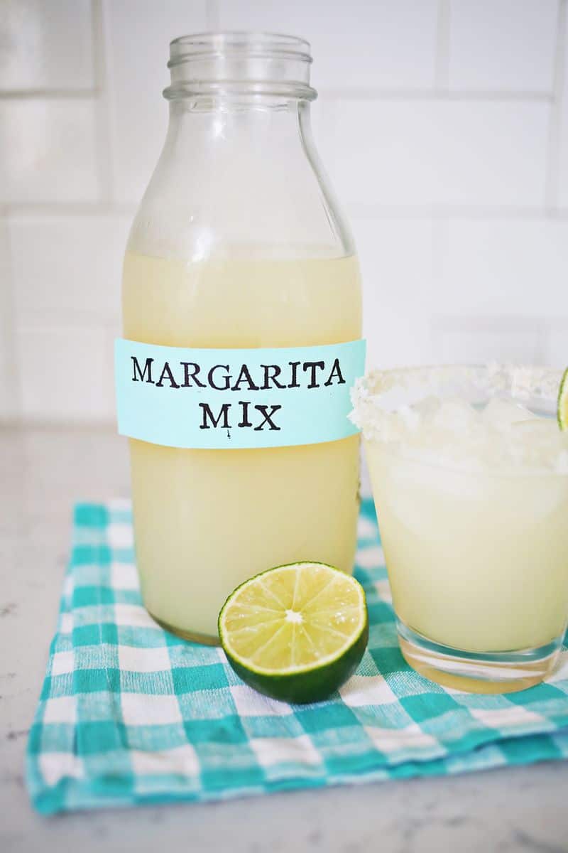 Homemade Margarita Mix – A Beautiful Mess