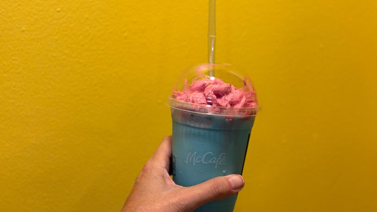 I Tried the New McDonaldland Meal for Adults, With Its Bizarre Pink and Blue Shake