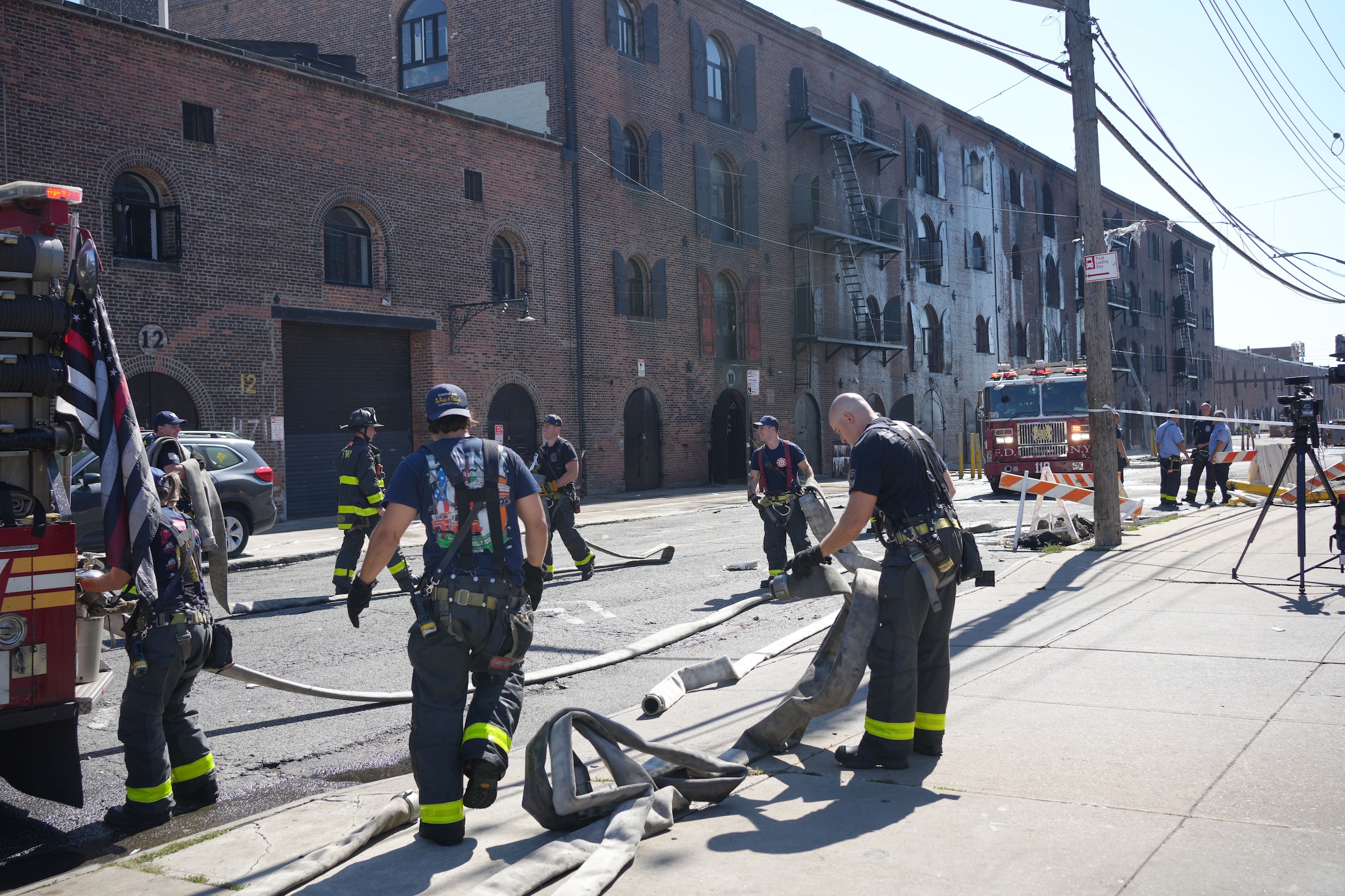 Fire Tears Through Iconic Artist Building in Brooklyn 
