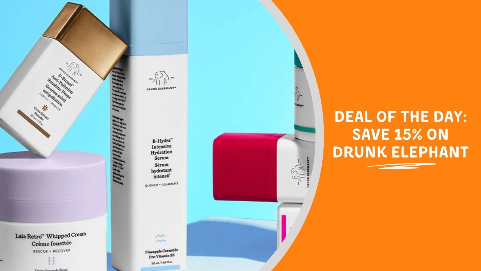 Deal of the Day: Save 15% on Drunk Elephant