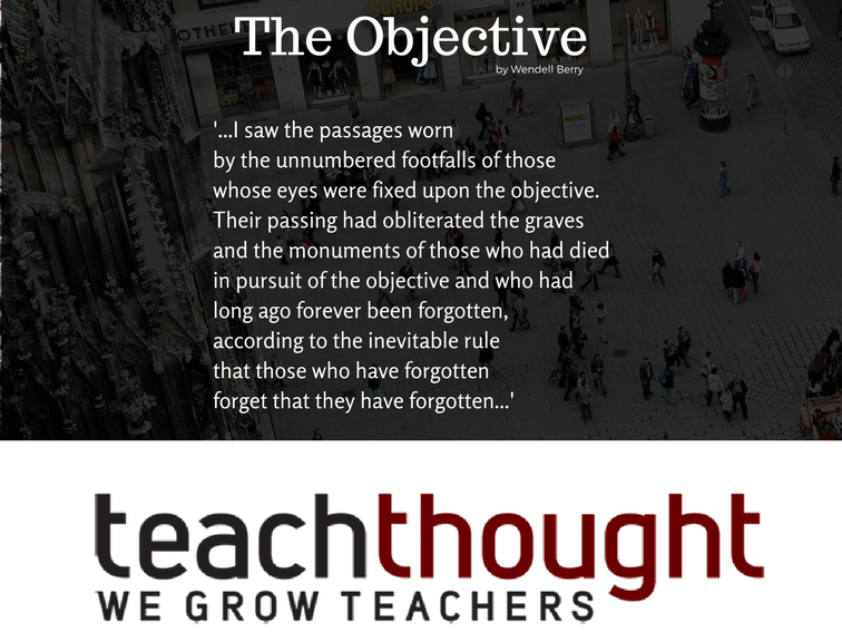 ‘The Objective’ As Read By Wendell Berry