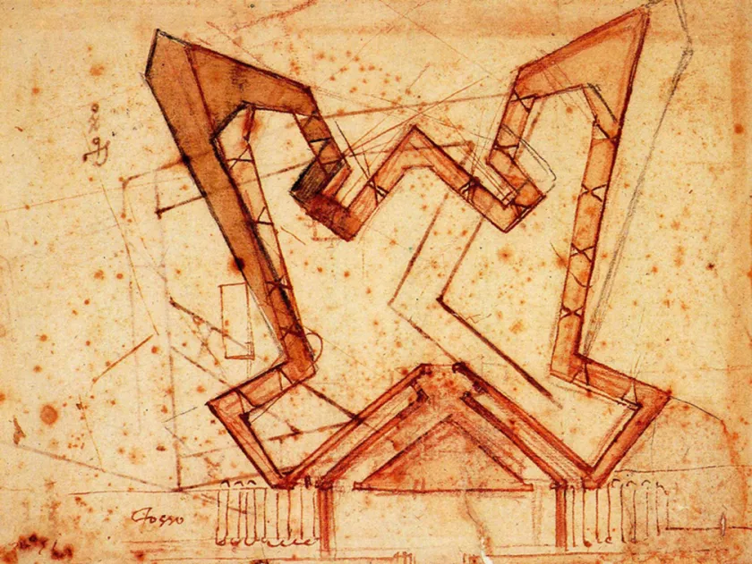 When Michelangelo Created Artistic Designs for Military Fortifications to Protect Florence (1529–1530)