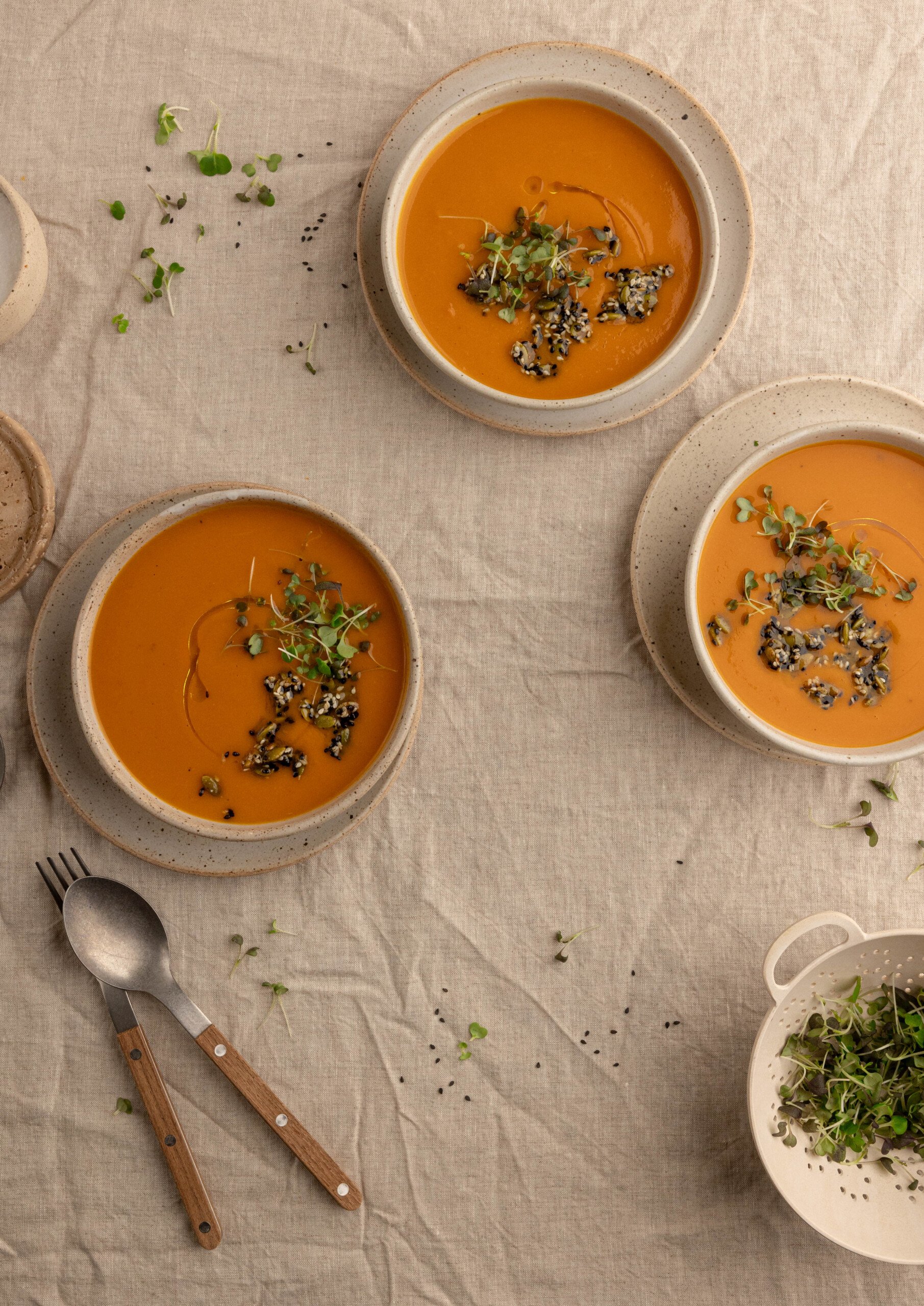 Miso Ginger Sweet Potato Soup