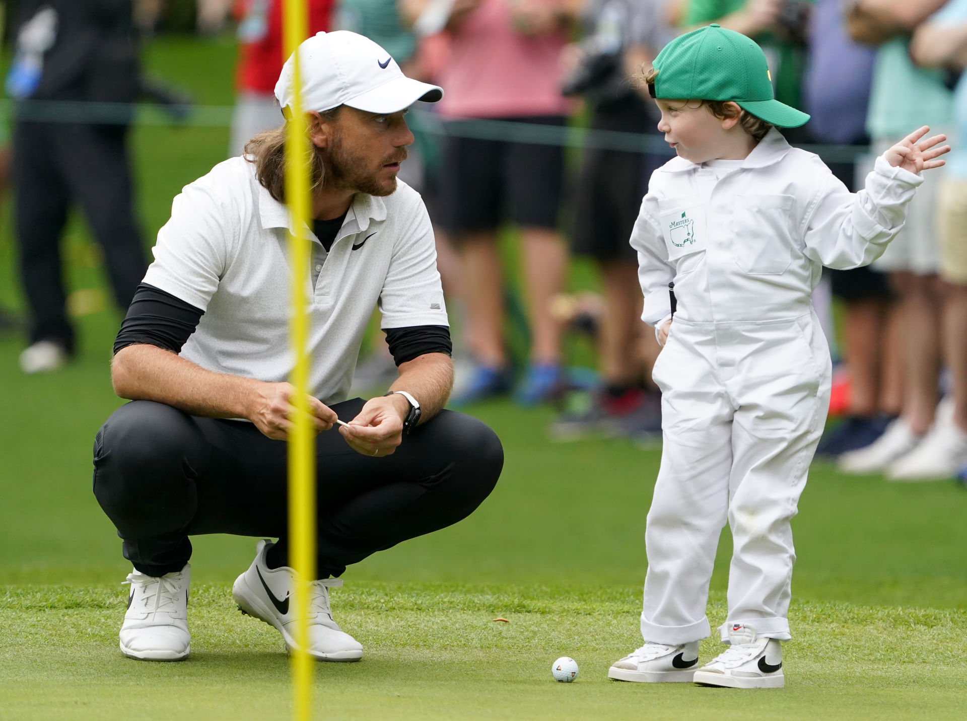 Tommy Fleetwood enjoys playing golf with son at the Old Course after Ryder Cup win