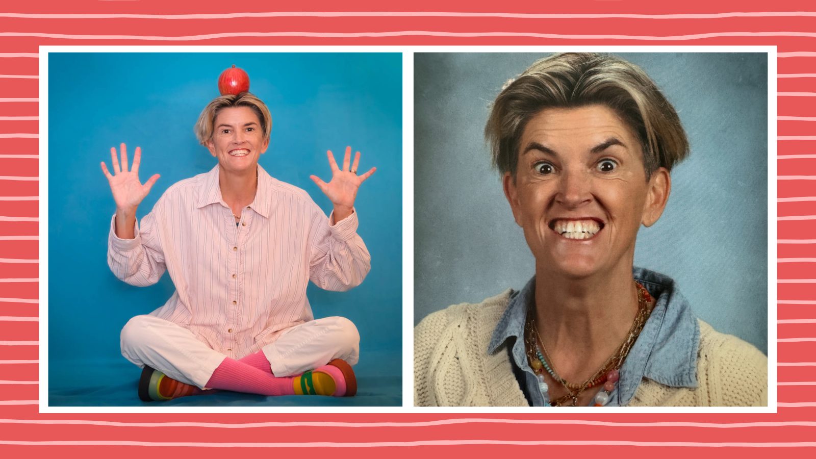 This Teacher’s Yearbook Photo Is Winning Hearts Online