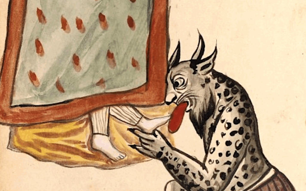 The Foot-Licking Demons & Other Strange Things in a 1921 Illustrated Manuscript from Iran
