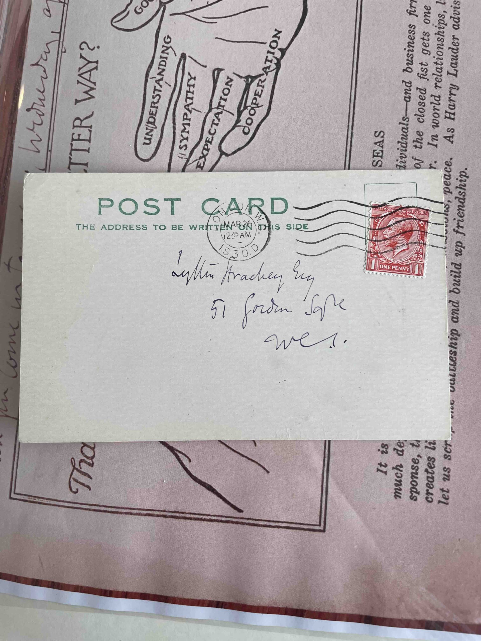 Postcards from Virginia Woolf by Sarah Bochicchio