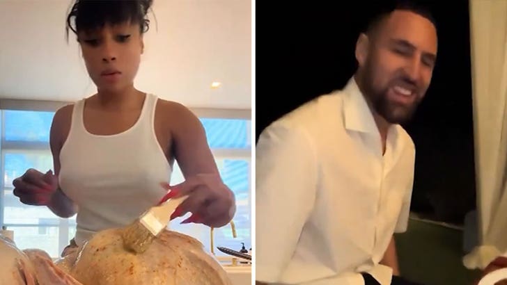 Megan Thee Stallion Made Thanksgiving Dinner For Klay Thompson & His Family