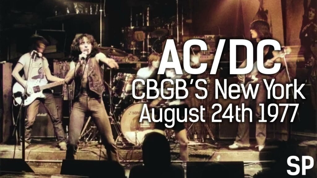 AC/DC Plays a Short Gig at CBGB in 1977: Hear Metal Being Played on Punk’s Hallowed Grounds