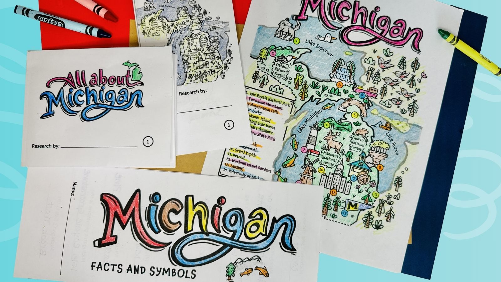 All About Michigan Worksheets (Free Printables)