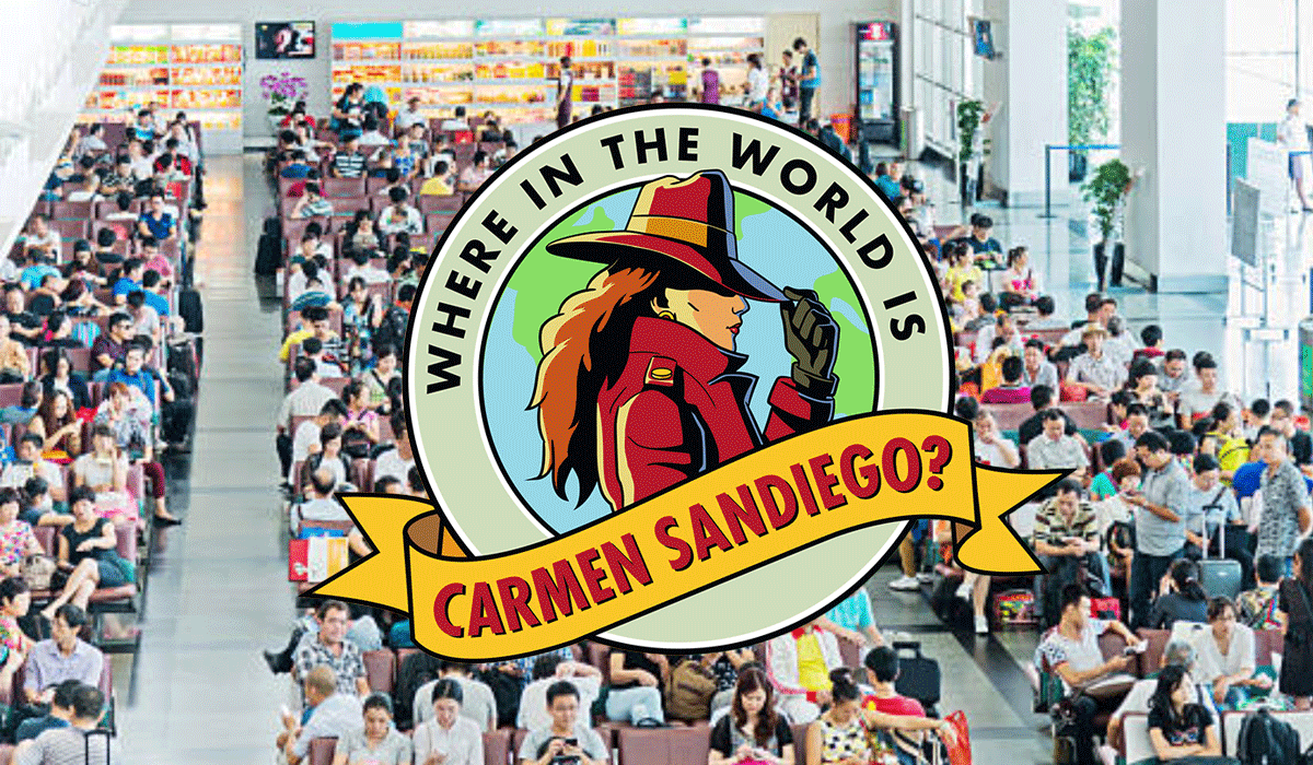 Carmen Sandiego’s Flight to [REDACTED] Gets Grounded Due to Air Traffic Reductions