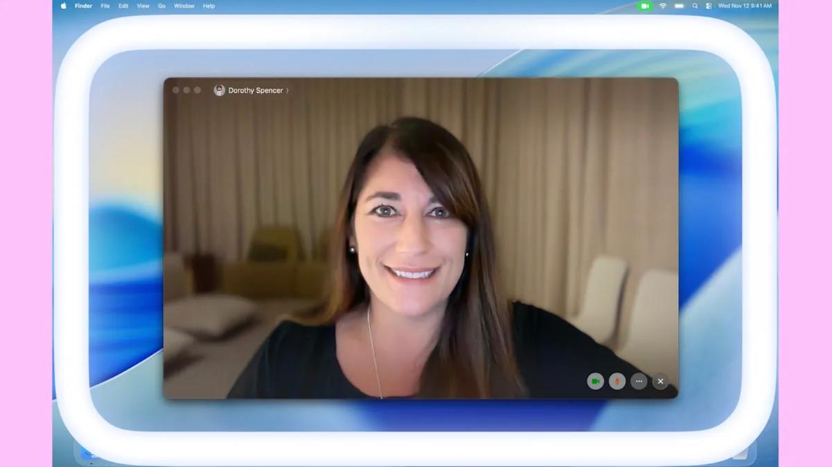 The next macOS update can turn your screen into a ring light