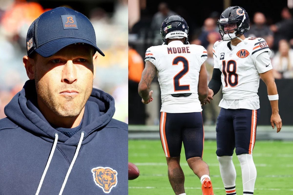 Ben Johnson doesn’t mince words on Bears’ failed final play with Caleb Williams missing wide-open DJ Moore in crushing loss vs. 49ers