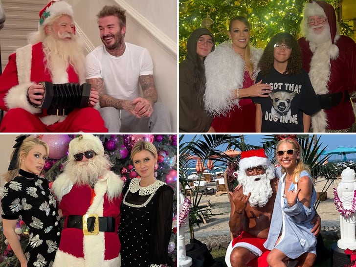 Stars With Santa Claus … Ho, Ho, Ho!